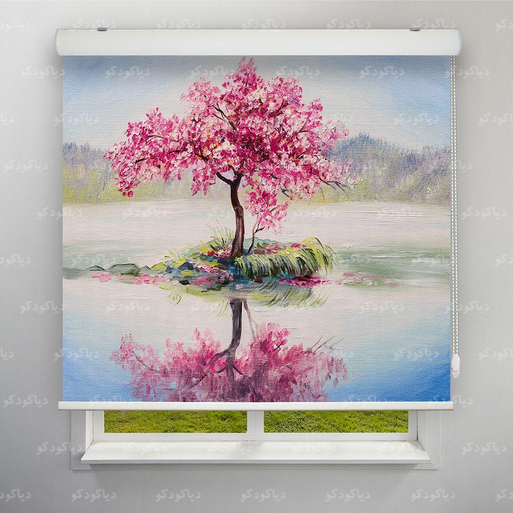 پرده شید طرح هنری درخت زیبا آبرنگی کد ART-09 پرده شید طرح هنری درخت زیبا آبرنگی کد ART-09
