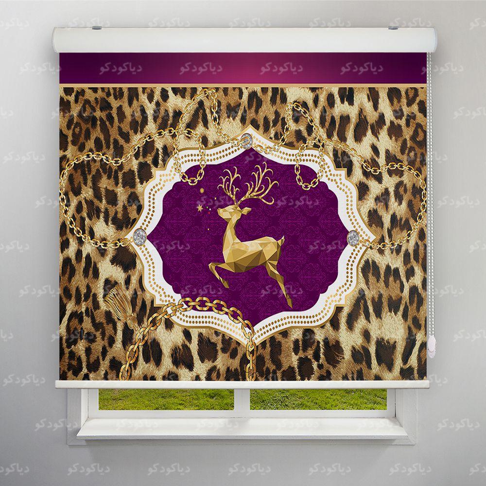 عکس محصول پرده شید طرح هنری لاکچری مدرن کد ART-13