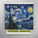 پرده شید طرح هنری شب پر ستاره ونگوگ کد ART-03