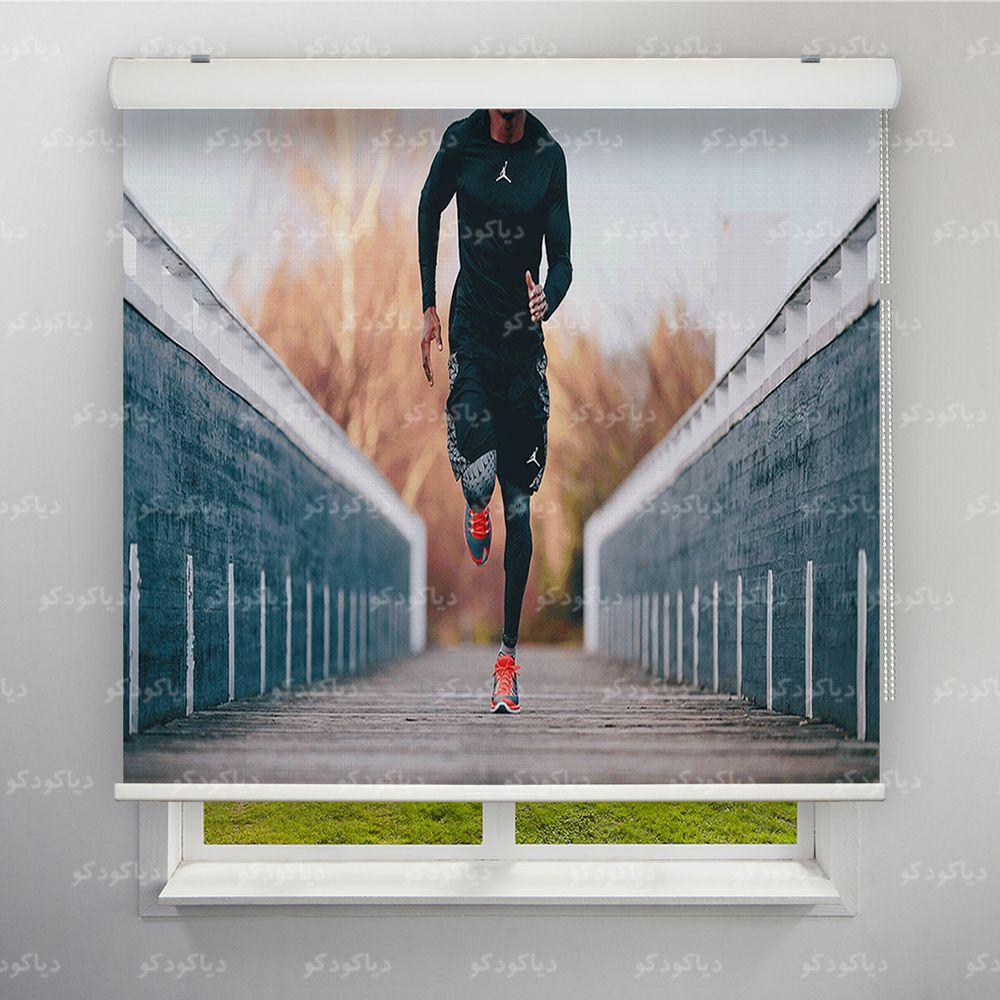عکس محصول پرده شید طرح ورزشی هوازی کد SPT-07
