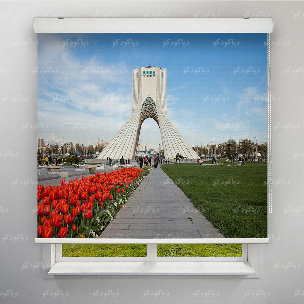 عکس محصول پرده شید طرح شهر میدن آزادی کد CIT-01
