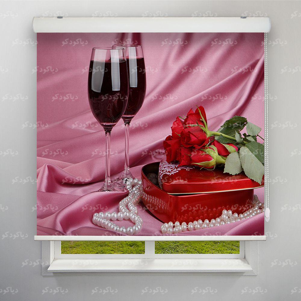 عکس محصول پرده شید طرح سفره عقد و عروسی کد BSN-11