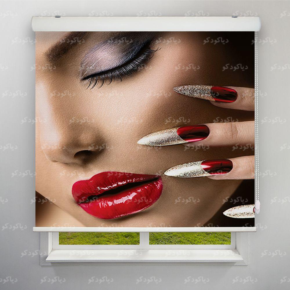 عکس محصول پرده شید طرح سالن زیبایی کد BSN-01