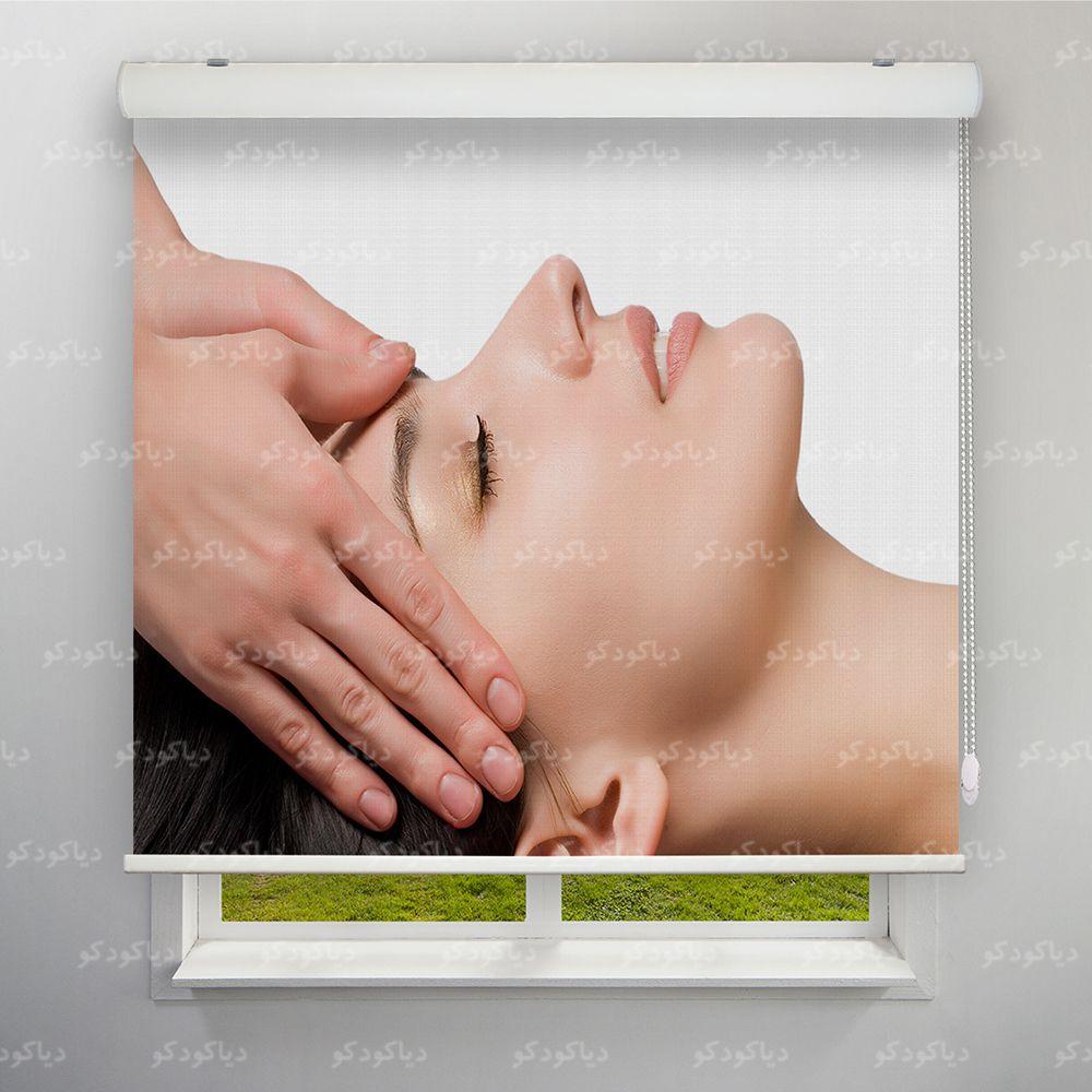 پرده شید طرح سالن ماساژ کد BSN-06 پرده شید طرح سالن ماساژ کد BSN-06