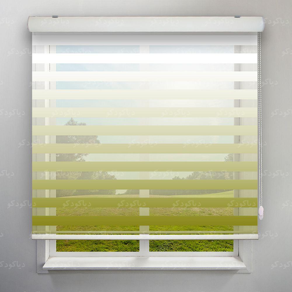 پرده زبرا گردینت رنگ سبز زیتونی کد HS1-11 پرده زبرا گردینت رنگ سبز زیتونی کد HS1-11