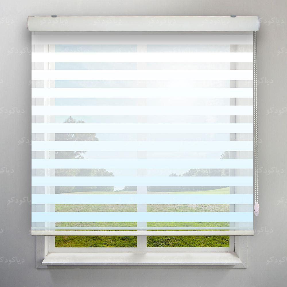 پرده زبرا گردینت رنگ آبی یخی کد HS1-12 پرده زبرا گردینت رنگ آبی یخی کد HS1-12