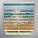 پرده زبرا پلیسه طرح طبیعت ساحل زیبا کد NAT-08