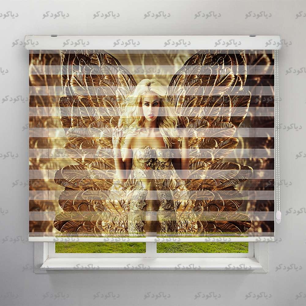 پرده زبرا پلیسه طرح سه بعدی فرشته طلایی کد TRD-07 پرده زبرا پلیسه طرح سه بعدی فرشته طلایی کد TRD-07