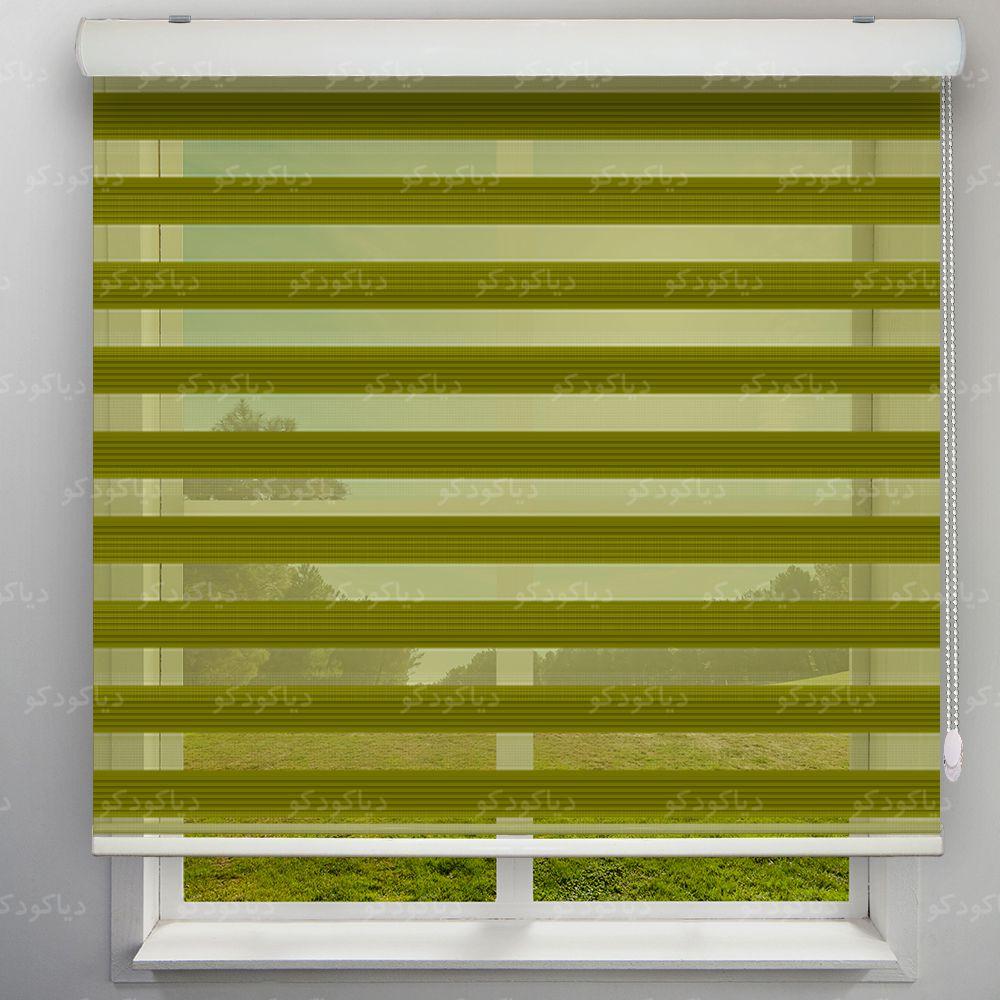 پرده زبرا پلیسه رنگ سبز زیتونی کد COL-11 پرده زبرا پلیسه رنگ سبز زیتونی کد COL-11