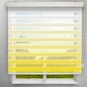 پرده زبرا پلیسه گردینت رنگ زرد کد HS1-02