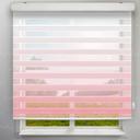 پرده زبرا گردینت رنگ کالباسی کد HS1-19