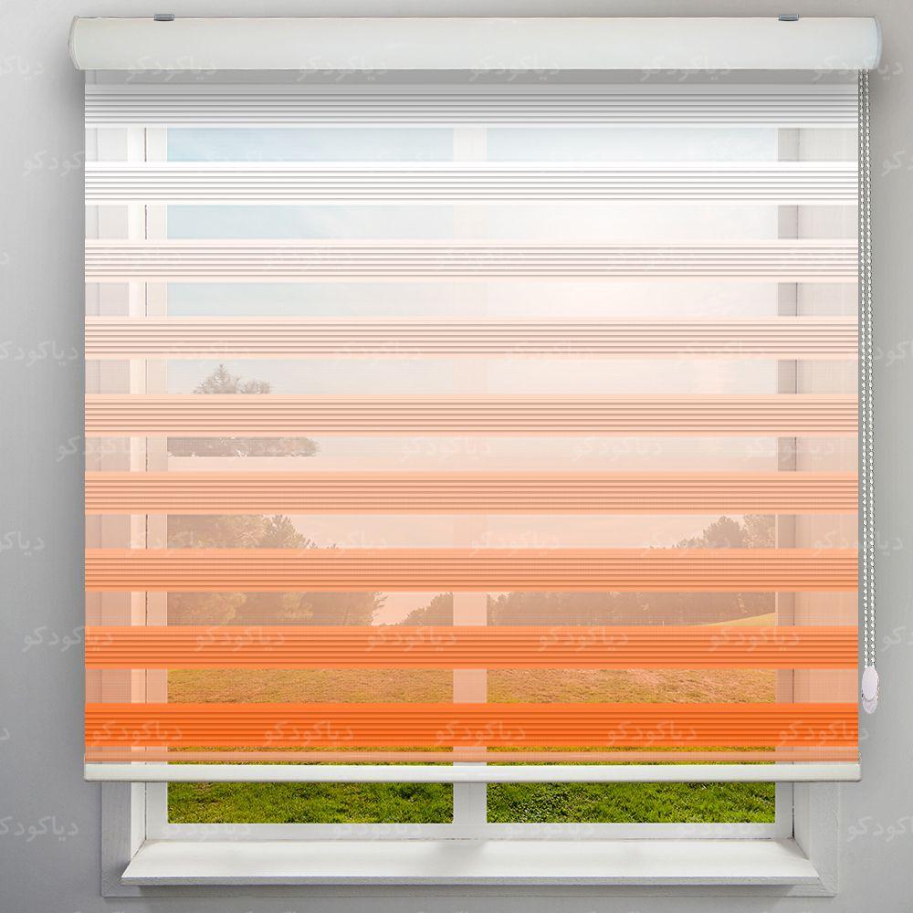 پرده زبرا گردینت رنگ نارنجی کد HS1-20 پرده زبرا گردینت رنگ نارنجی کد HS1-20