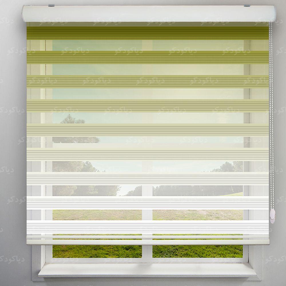 پرده زبرا پلیسه گردینت رنگ سبز زیتونی کد HS2-11 پرده زبرا پلیسه گردینت رنگ سبز زیتونی کد HS2-11