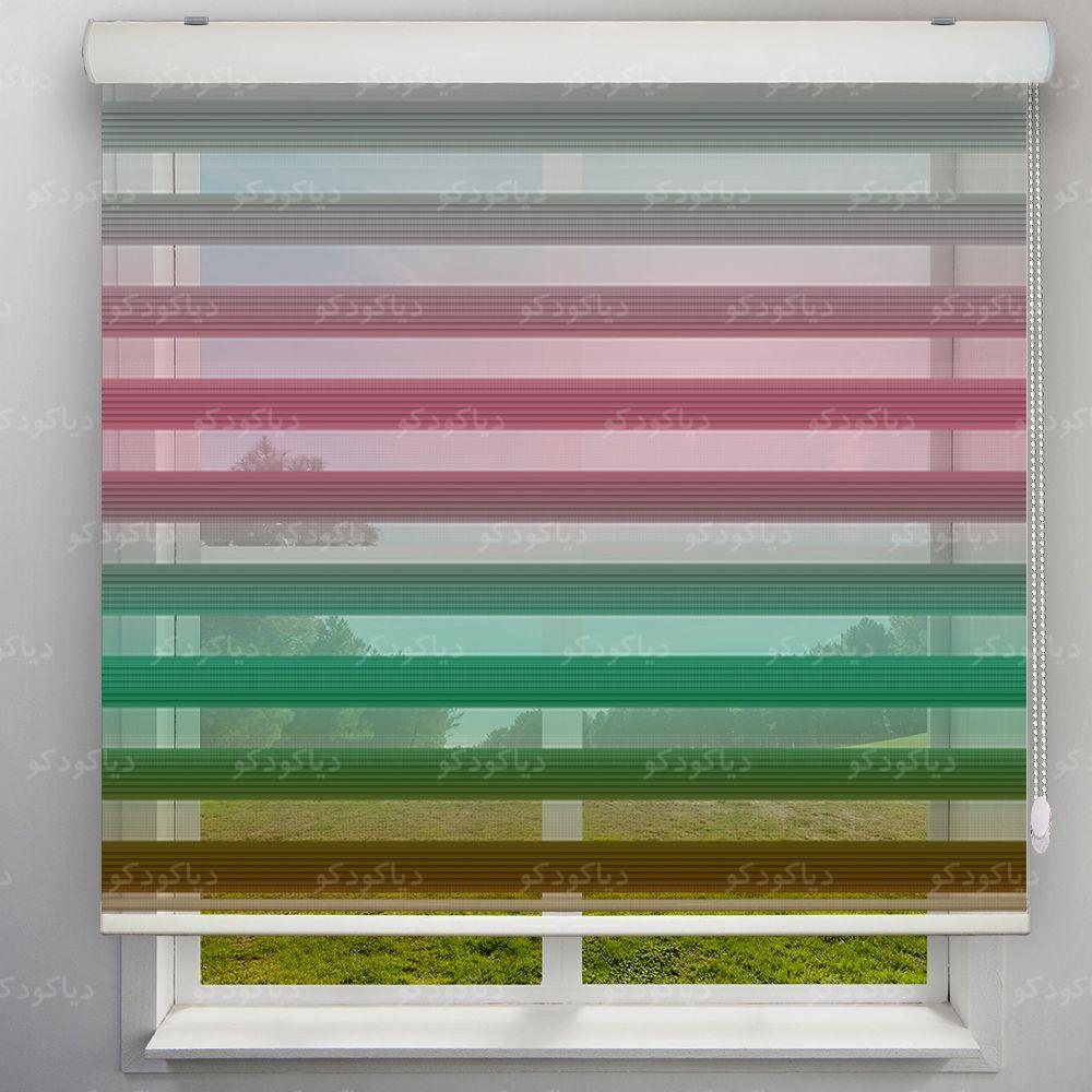 عکس محصول پرده زبرا پلیسه طیف رنگی RC-03