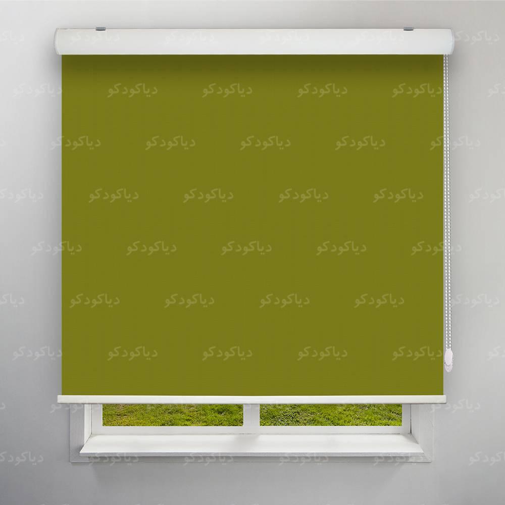 عکس محصول پرده شید رنگ سبز زیتونی کد COL-11