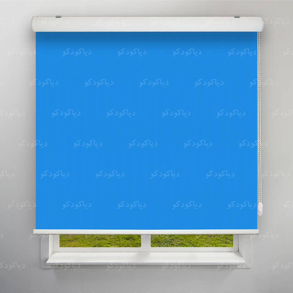 عکس محصول پرده شید رنگ آبی کد COL-14