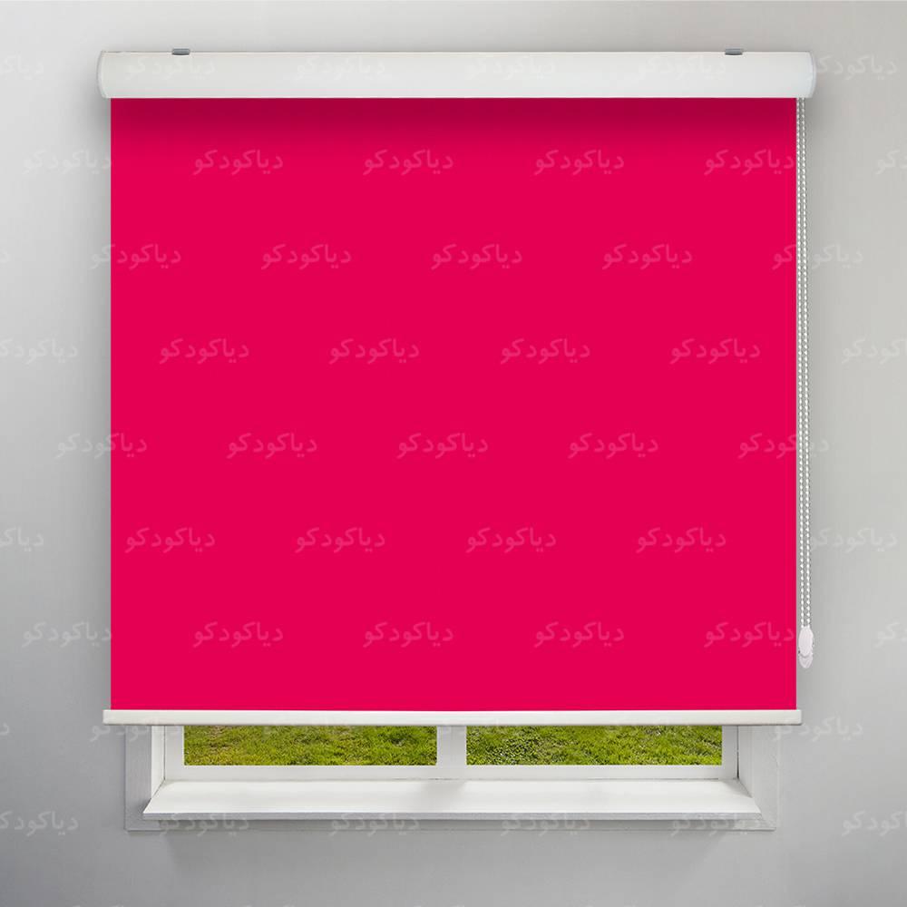 عکس محصول پرده شید رنگ سرخابی کد COL-16