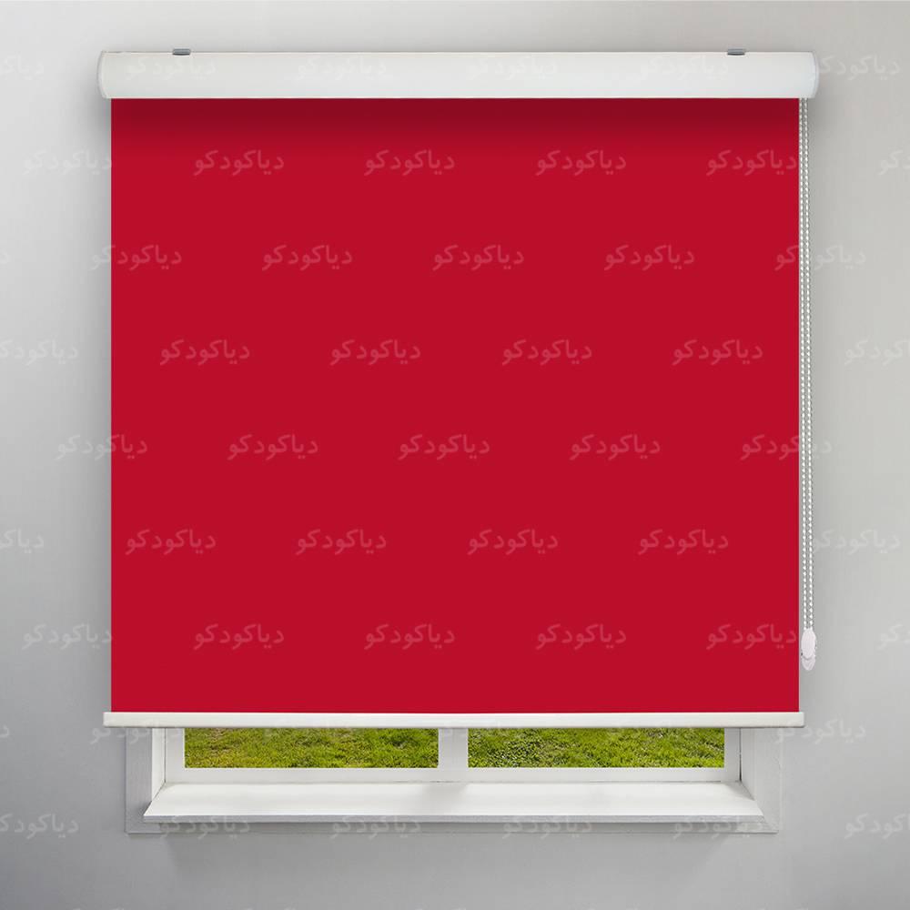 عکس محصول پرده شید رنگ قرمز کد COL-17
