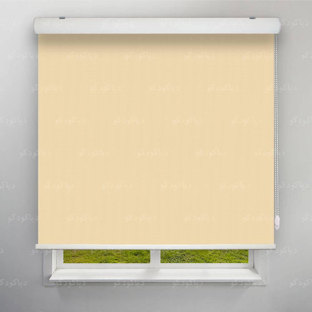 عکس محصول پرده شید رنگ کرم کد COL-01