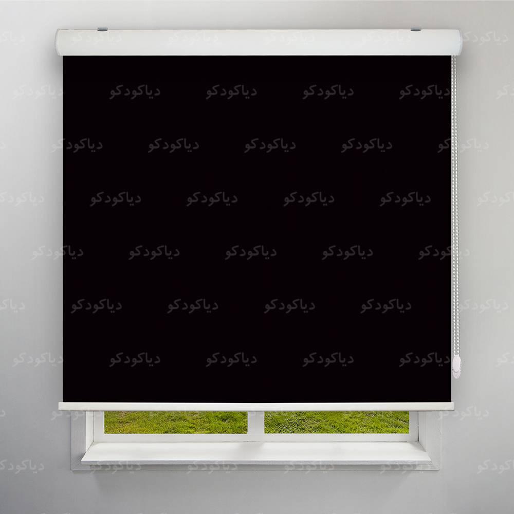 عکس محصول پرده شید رنگ مشکی کد COL-23