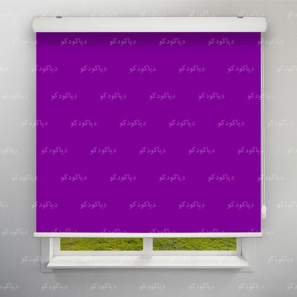 عکس محصول پرده شید رنگ بنفش کدCOL-22