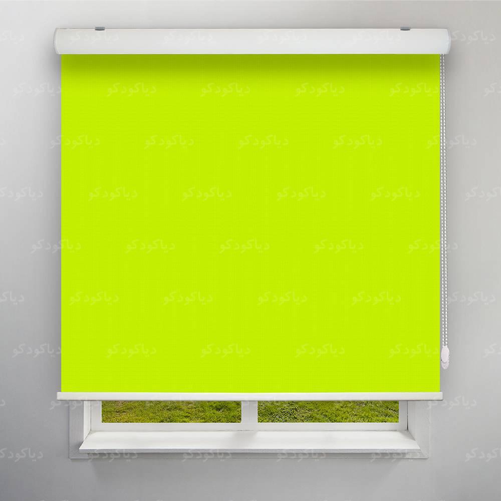 عکس محصول پرده شید رنگ زرد لیمویی کد COL-08