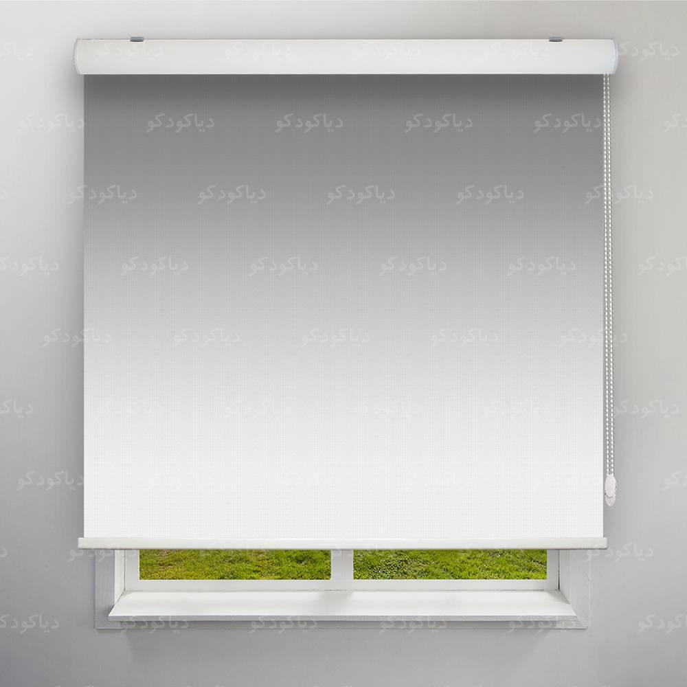 عکس محصول پرده شید طرح گردینت رنگ طوسی کد HS1-03