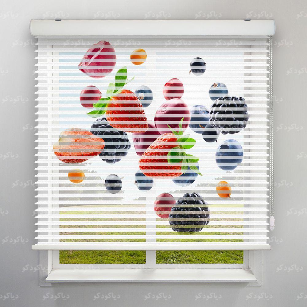 عکس محصول پرده سیلوئت طرح مرغ توت کد FOD-07