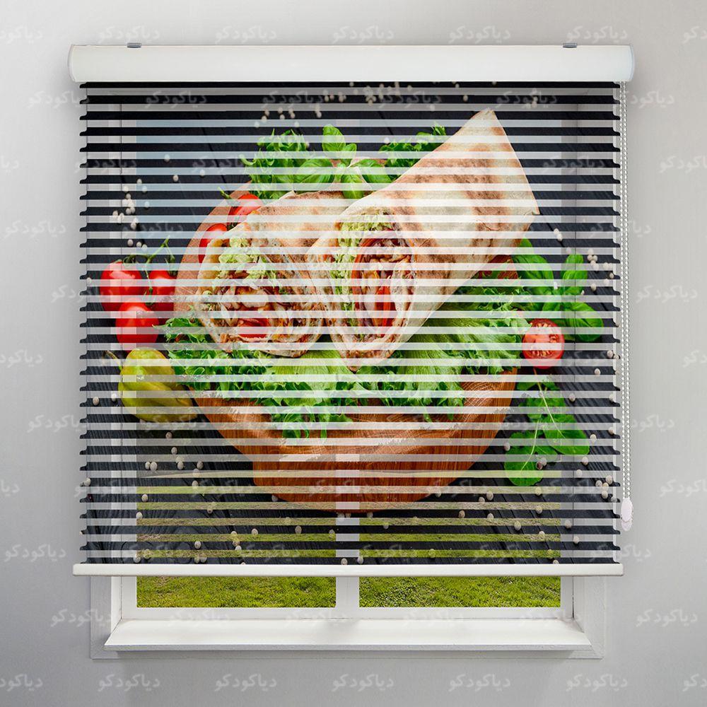 عکس محصول پرده سیلوئت طرح تاکو کد FOD-08