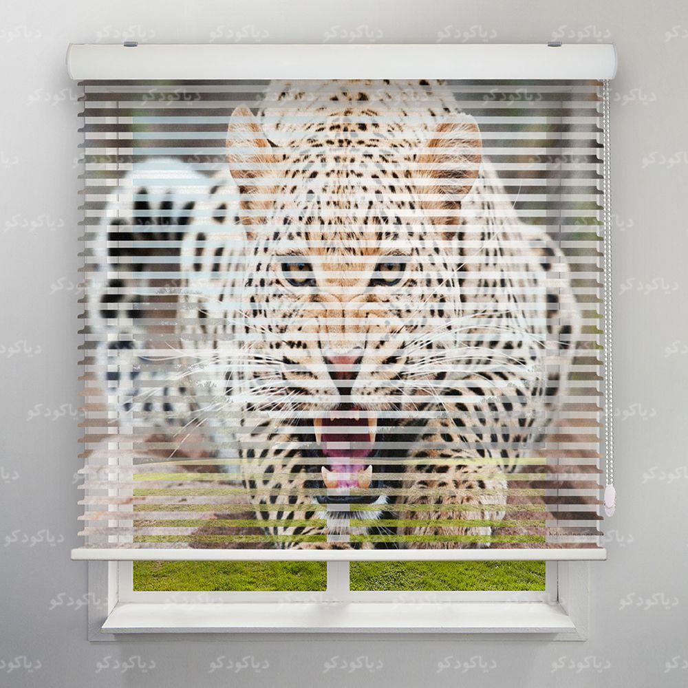 عکس محصول پرده سیلوئت طرح پلنگ کد ANM-13