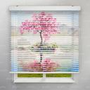 پرده سیلوئت طرح هنری باغ زیبا آبرنگی کد ART-15