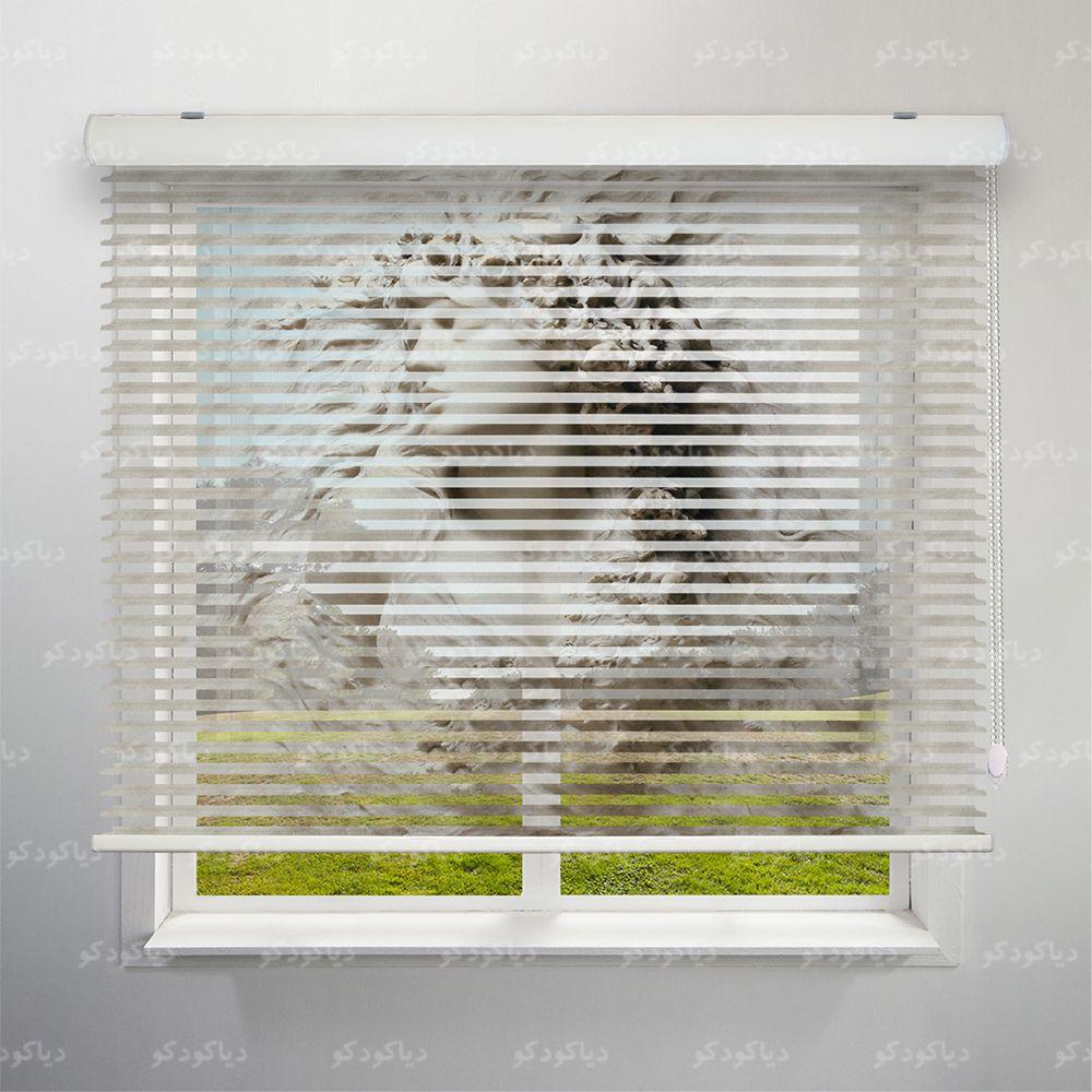 عکس محصول پرده سیلوئت طرح سه بعدی فرشته سنگی کد TRD-16