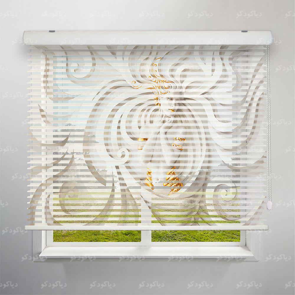 عکس محصول پرده سیلوئت طرح سه بعدی فرشته زیبا کد TRD-06