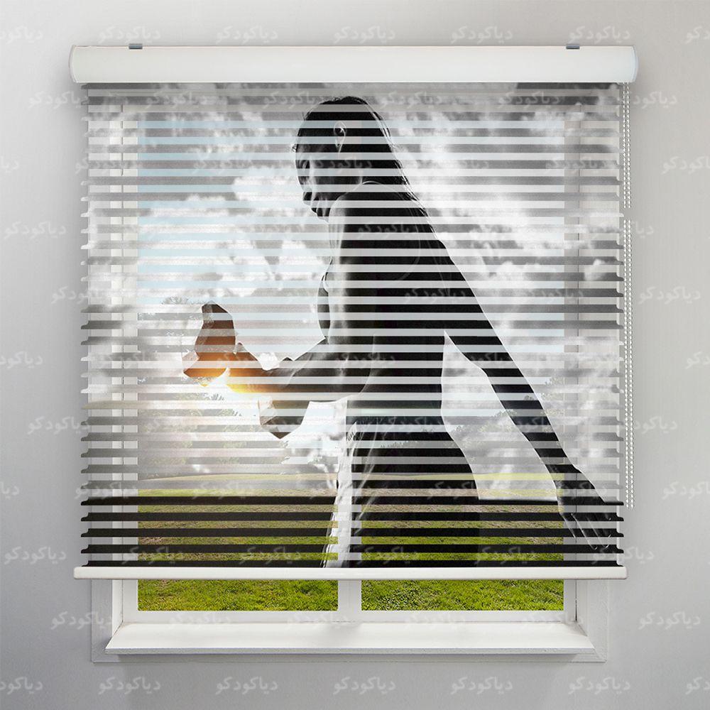 عکس محصول پرده سیلوئت طرح ورزشی بدنسازی بانوان SPT-04