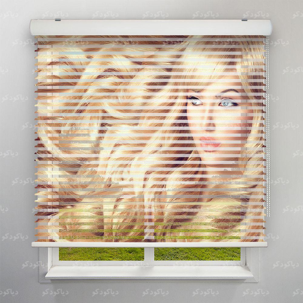 پرده سیلوئت طرح چهره دختر مو طلایی کد FCE-10 پرده سیلوئت طرح چهره دختر مو طلایی کد FCE-10