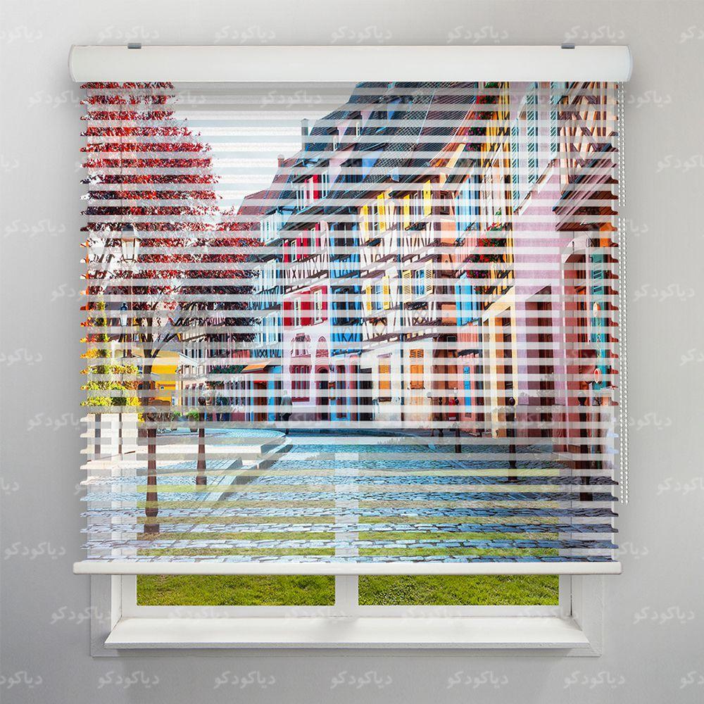 عکس محصول پرده سیلوئت طرح شهر کولمار کد CIT-16