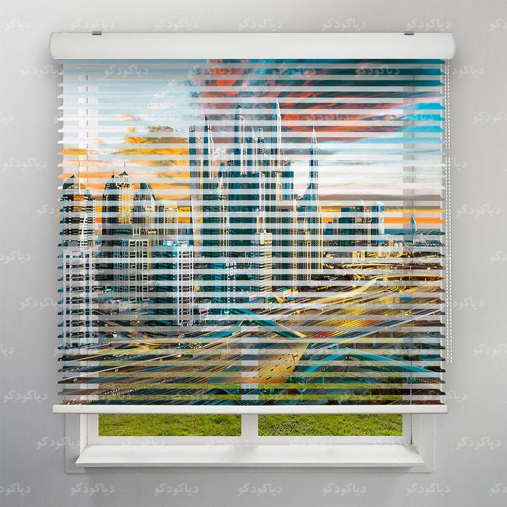 پرده سیلوئت طرح شهر دبی مارینا کد CIT-03 پرده سیلوئت طرح شهر دبی مارینا کد CIT-03