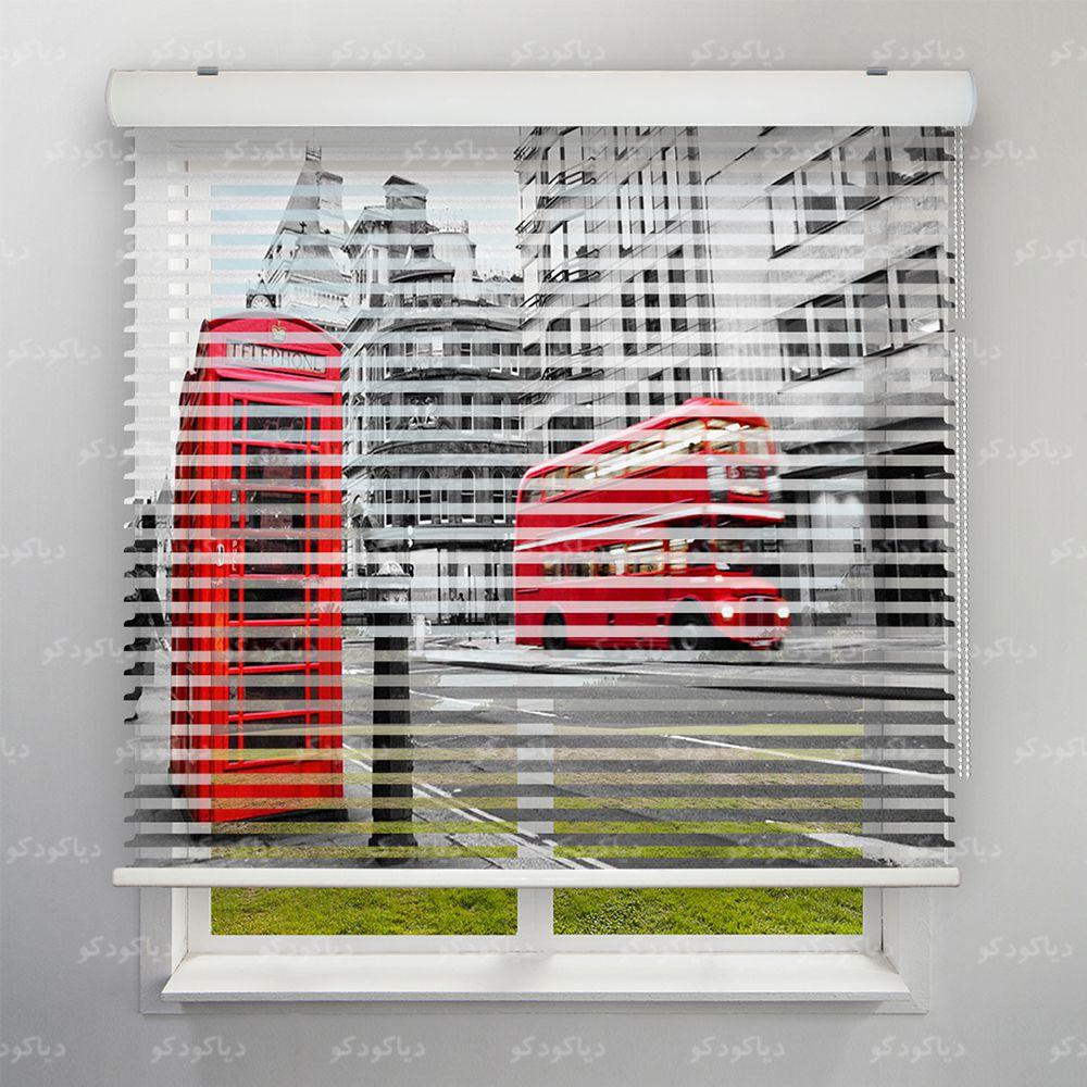 عکس محصول پرده سیلوئت طرح شهر لندن کد CIT-07