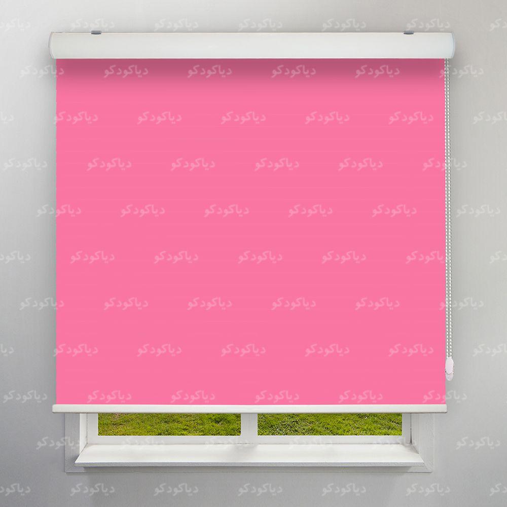 عکس محصول پرده سیلوئت رنگ صورتی کد COL-18