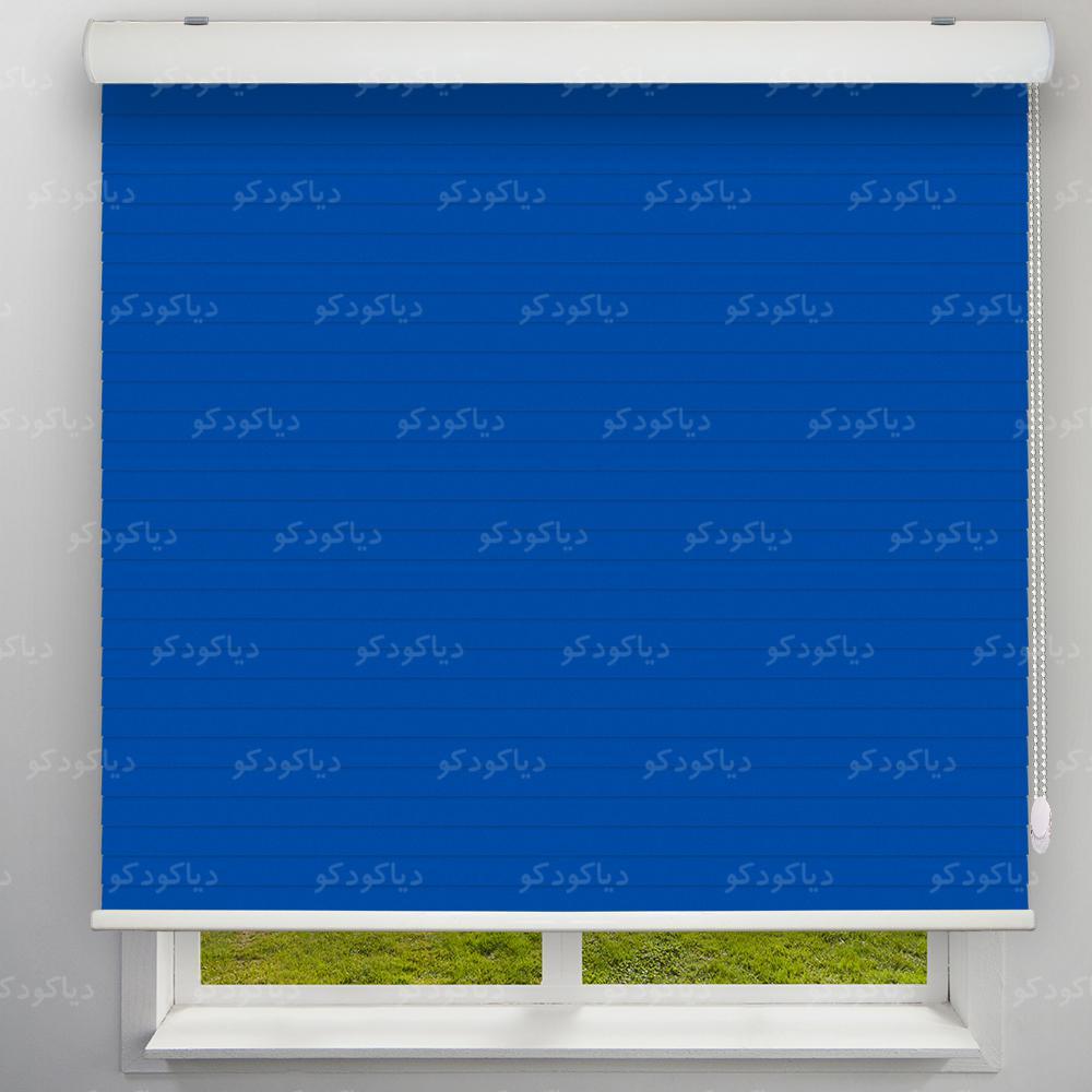 عکس محصول پرده سیلوئت رنگ سرمه ای کد COL-15