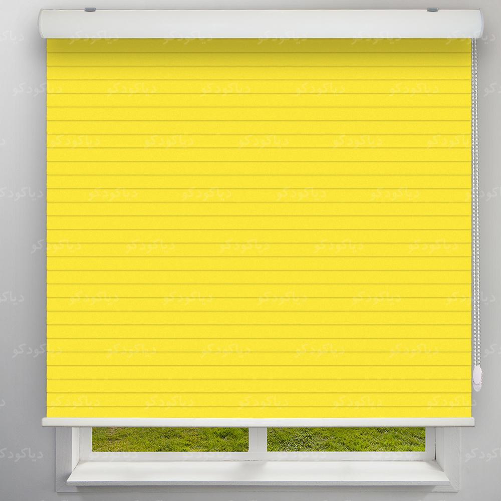 عکس محصول پرده سیلوئت رنگ زرد کد COL-02