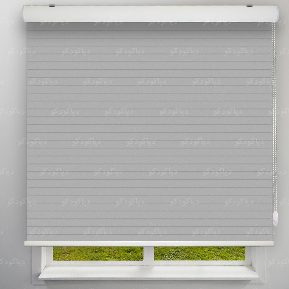 عکس محصول پرده سیلوئت رنگ طوسی کد COL-03