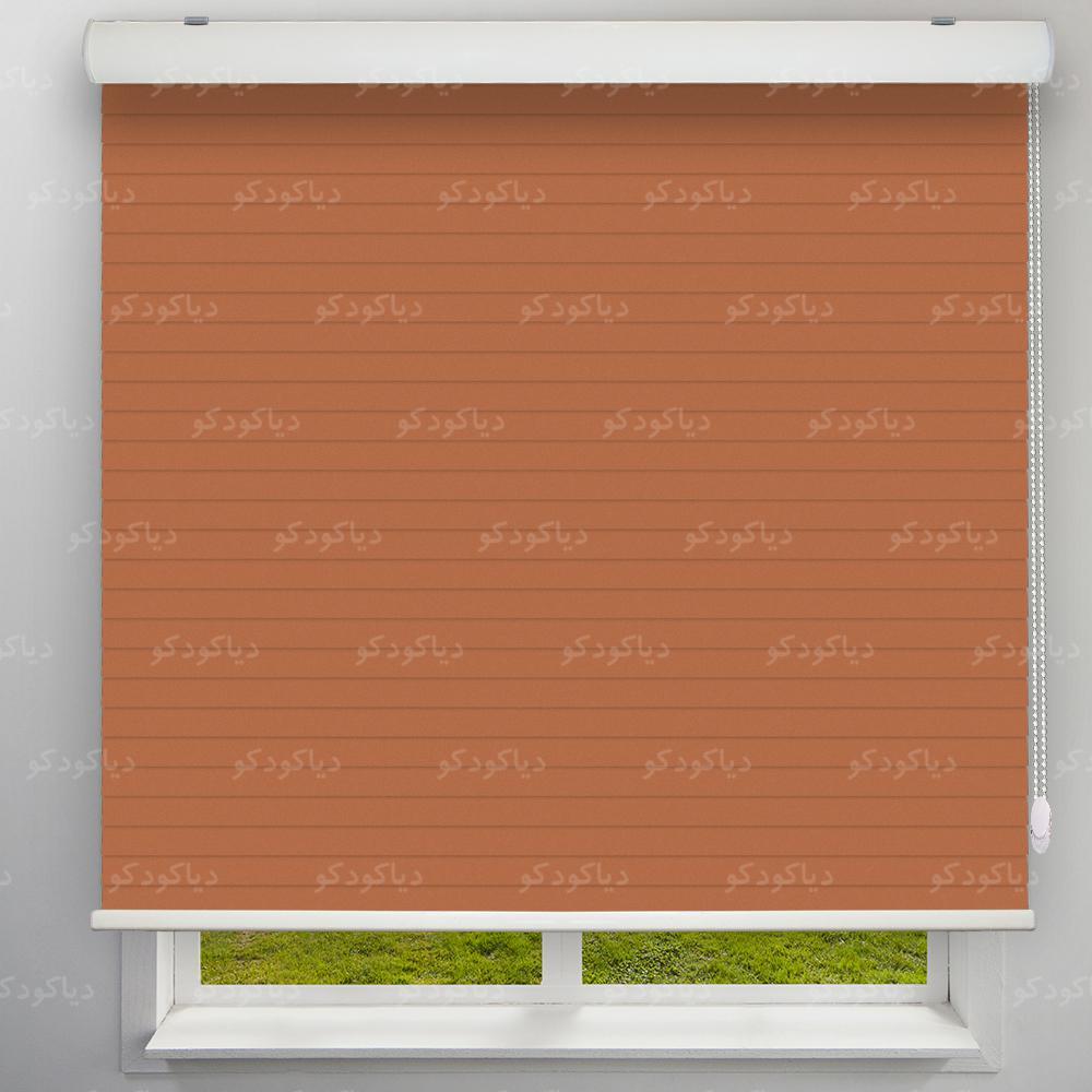 عکس محصول پرده سیلوئت رنگ قهوه ای شتری کد COL-05