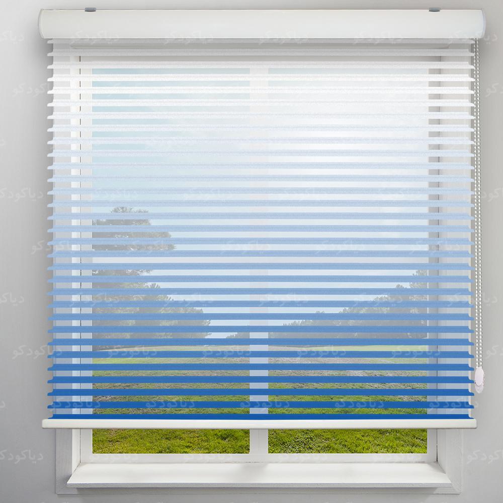 پرده سیلوئت طرح گردینت رنگ سرمه ای کد HS1-15 پرده سیلوئت طرح گردینت رنگ سرمه ای کد HS1-15