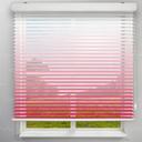 پرده سیلوئت طرح گردینت رنگ قرمز کد HS2-17