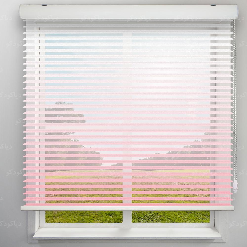 پرده سیلوئت طرح گردینت رنگ کالباسی کد HS2-19 پرده سیلوئت طرح گردینت رنگ کالباسی کد HS2-19