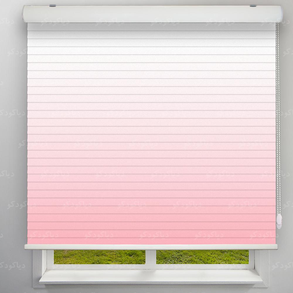 عکس محصول پرده سیلوئت طرح گردینت رنگ کالباسی کد HS2-19