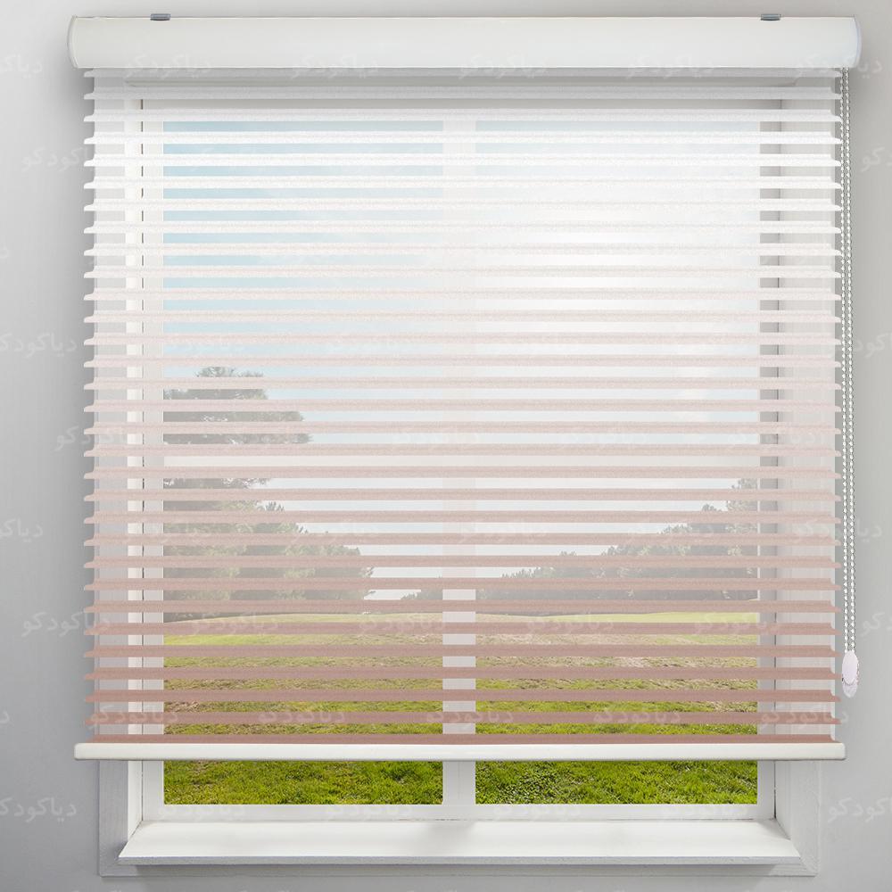 پرده سیلوئت طرح گردینت رنگ نسکافه ای کد HS1-04 پرده سیلوئت طرح گردینت رنگ نسکافه ای کد HS1-04