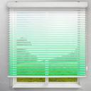 پرده سیلوئت طرح گردینت رنگ سبز کد HS1-09