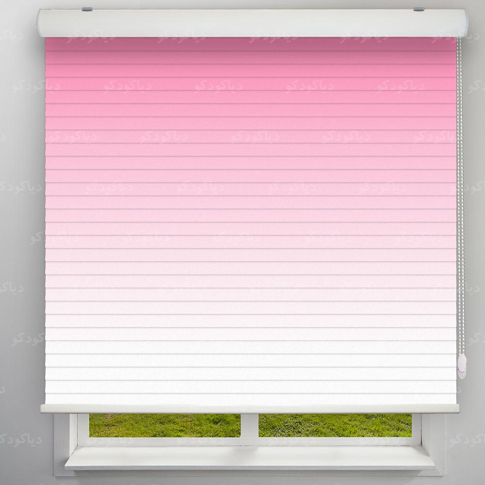 عکس محصول پرده سیلوئت طرح گردینت رنگ صورتی کد HS2-18